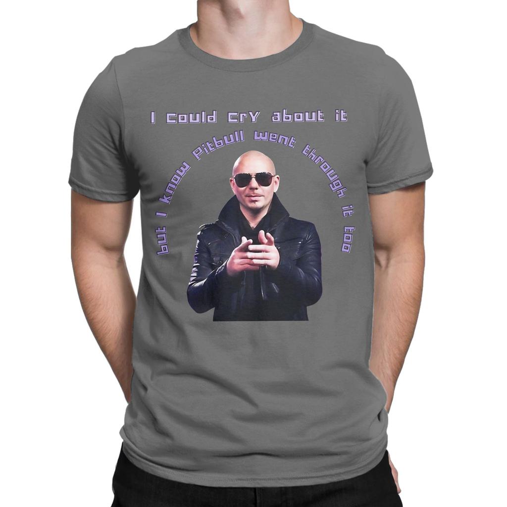 Унисекс Унисекс С принтом Питбуль Mr Worldwide Тур 2026 Футболка 100% Хлопок Футболки Одежда