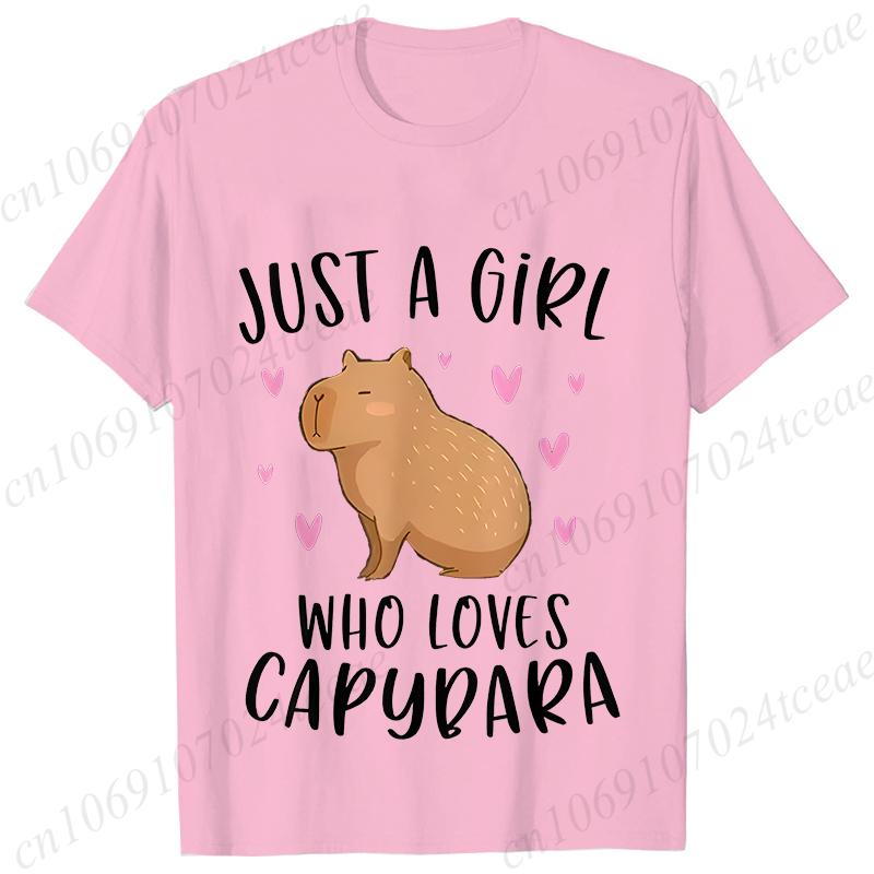 Футболки Capybara Is Calling для женщин, забавные футболки с капибарой, грызуном, животным, для любителей юмора, летняя одежда с коротким рукавом