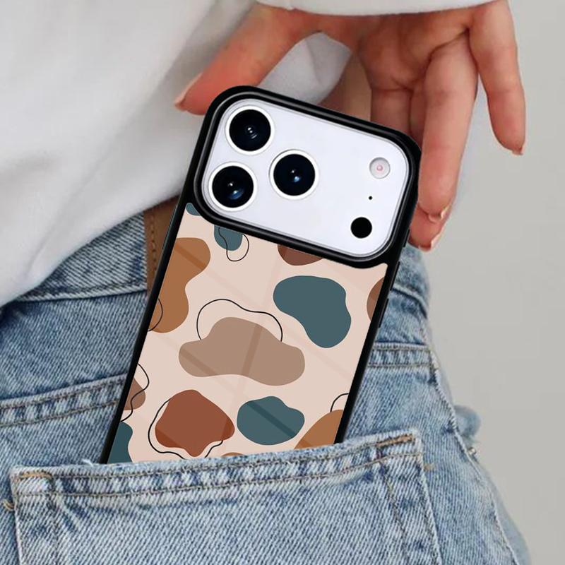 Чехол для телефона с принтом коровьей шкуры для iPhone 16e 15 14 13 12 17 Pro Max Plus Air 17pro Обложка Coque