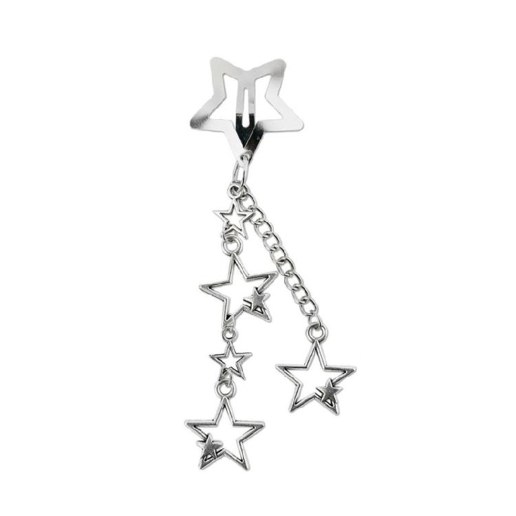 Contemporary Star Chain Hair Clip Designs Accessory for Fashion Individuals Look to Elevating Their Outfit Effortlessly