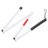 Blind Cane Folding Aluminum Reflective Marking with Hand Strap White Cane for Vision Impaired Blind
