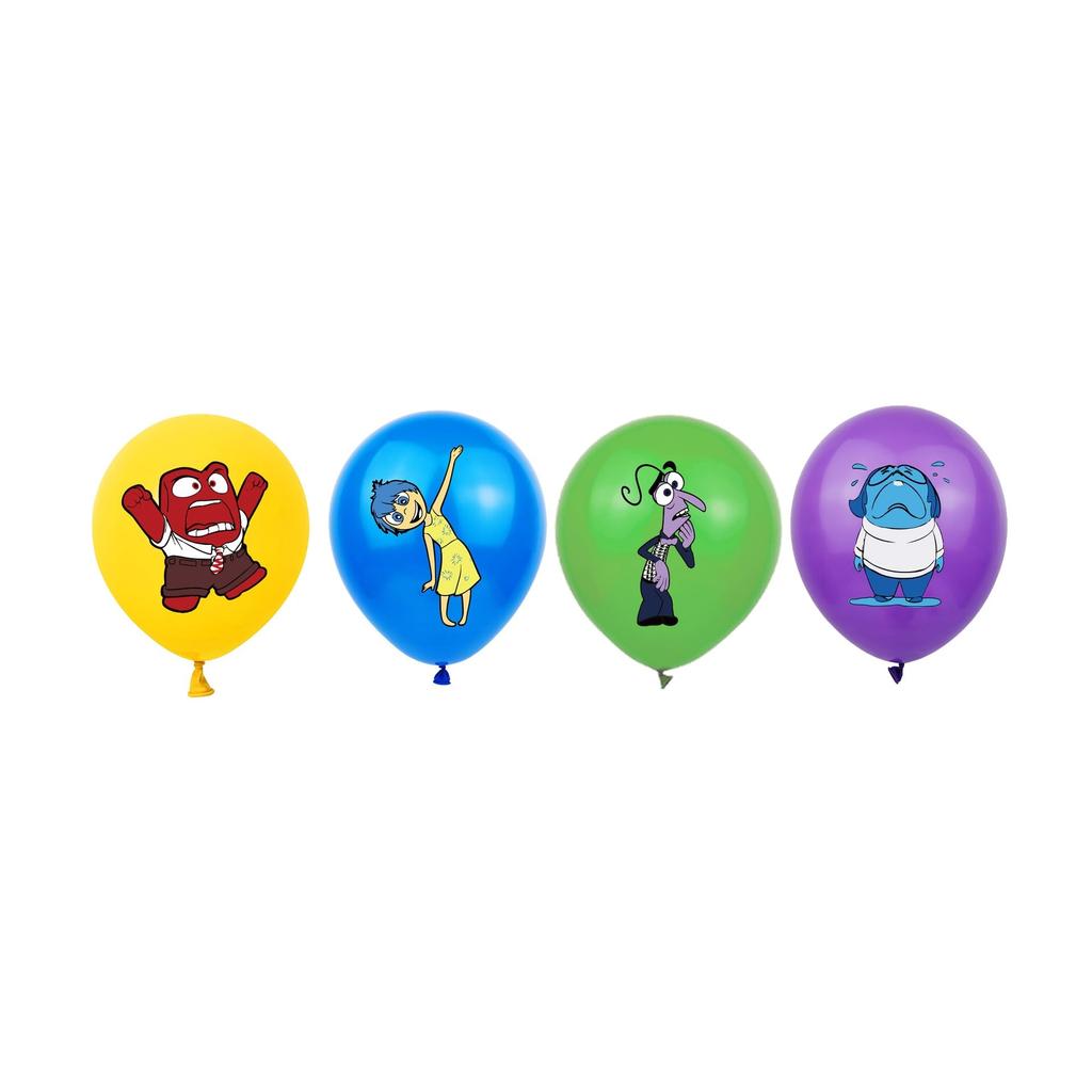 Inside Out Birthday Decorations Party Set, Inside Out Movie Characters, Anime, Disney, Kids, Cute, Funny, Boys, Girls, Purple, Blue, Green, Happy