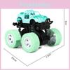 Пластиковая инерционная внедорожная игрушечная машинка в макаронных цветах для детей, с прочным дизайном и для визуального развития