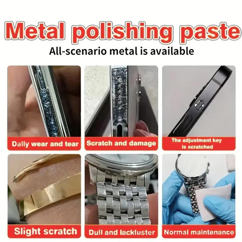Полировочный крем для удаления царапин с часов 30 г Набор для полировки хрустального стекла для ремешка часов, браслета, экрана, линзы Очистка, восстановление