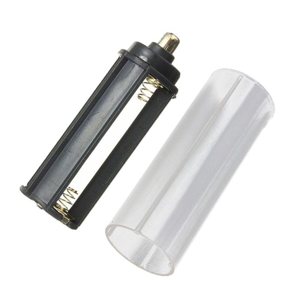Plastic Sheath Tube 18650 Battery White Casing for Flashlight Torch Lamp Case Holder