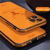 Luxury Business Leather Bumper Case For iPhone 16 15 14 13 12 11 Pro Max Mini XR XS X 8 7 Plus SE Shockproof Soft Deer Cover Funda