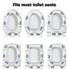4/8/12pcs Toilet Seat Bumper Bidet Seat Bumpers With Strong Buffer And Adhesive Function For Bidet Attachment Keep Toilet Seat