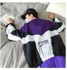 Корейская ветровка Ulzzang Retro Color Block – уличный стиль Харадзюку
