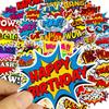 10/50PCS Rock Band Stickers Letter Graffiti Stickers for DIY Luggage Laptop Skateboard Motorcycle Bicycle Stickers