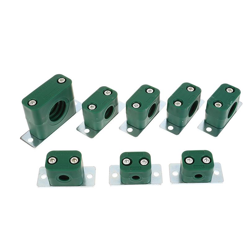 2 шт. Диаметр трубы 6/9,5/12,7/19/20/21,3/25/32 мм Пластиковые хомуты на болтах Зажим для трубы Набор крепежа для трубок