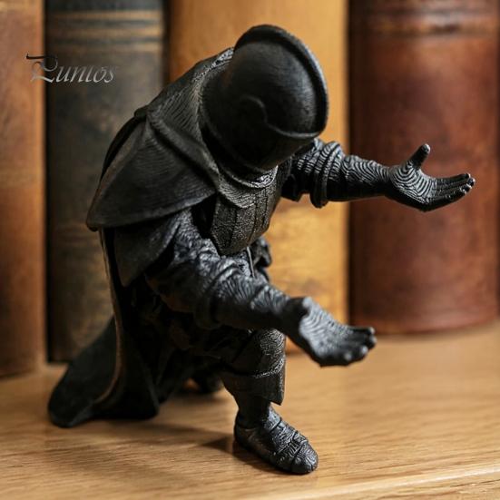 Стильный настольный держатель для ручек, 3D-печатный рыцарь, Органайзер-фигурка в виде средневековой брони для карандашей, Креативное украшение для офисного стола, учебного стола, игрового стола
