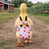 Adjustable Duck Diapers Bowknot Design Poultry Nappy Fruits Pattern Flight Suits  Poultry Care