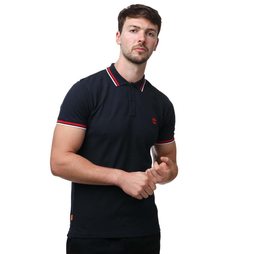 Timberland Unisex Adult Tipped Short-Sleeved Polo Shirt