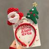 Christmas Headband Christmas Antler Hairpin Ladies Headdress Holiday Decoration Gift Big Bow Headband Christmas Headdress