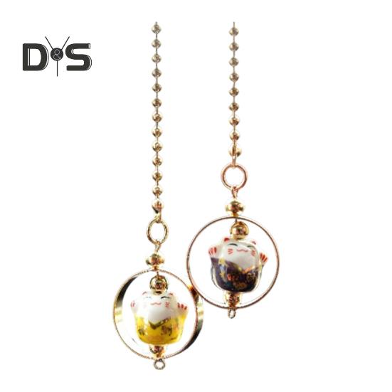 Подвеска для зеркала заднего вида, подвесные аксессуары для салона автомобиля, легко вешать, очаровательный внешний вид, подвесное украшение в виде счастливого кота