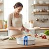 3/6pcs Silicone Lid Latch Strap Universal Pot Fixing Strap Reusable Pot Lid Holder Multipurpose Lids Lock Straps for Lunch Box