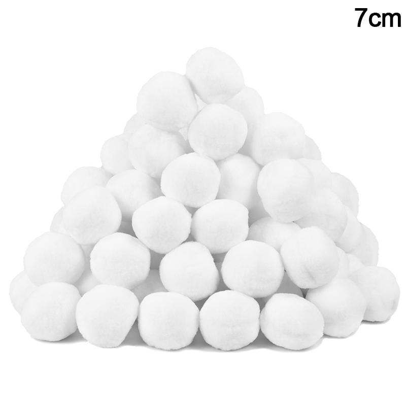 30/10 шт. мягкие снежные искусственные шары, рождественский подарок для детей, игрушка для игры в снежки в помещении и на улице, набор рождественских елочных украшений для дома