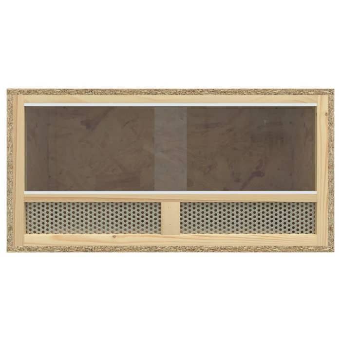 Terrarium - Maison Exclusive - Bois d'ingénierie - 60 x 30 x 30 cm - Verre anti-jaunissement