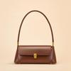 2024 Women's Genuine Leather French Baguette Shoulder Bag - Summer Underarm Style