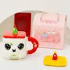 Cute Cartoon Cute Pet Animal Mug Souvenir Gift Box Birthday Party Cute Ceramic Cup Home Breakfast Cup