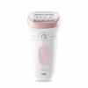 Silk-épil 7 7-000 Epilator 40 Tweezers Pink White