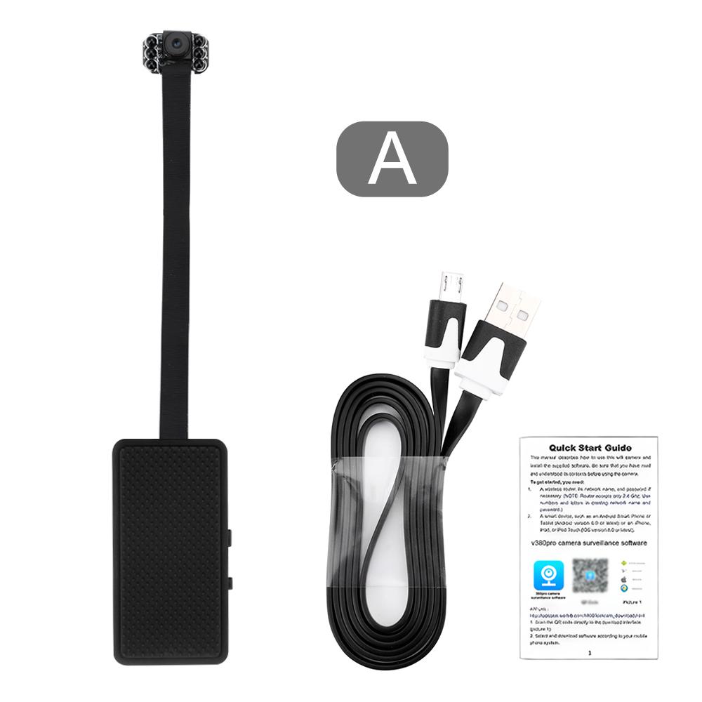 HD 1080P Mini Camera DIY Portable Wireless Module Night Vision WiFi Cam Motion Detection Camcorder Loop Recording Remote View