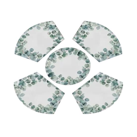 Впитывающие подставки под тарелки Диатомовые подставки под тарелки Маслостойкие Термостойкие Современные коврики для стола для обеденного стола, пикника, вечеринки