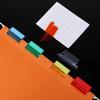60/100Pcs PVC File Folder Tabs Distinguish Hanging Files Clear To Read Hanging File Folder Labels Quick Identification