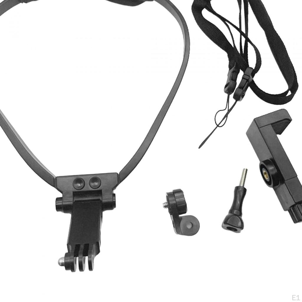 Держатель для селфи на шею, регулируемое крепление для экшн-камеры, аксессуары для видеозаписи, ожерелье для езды на велосипеде