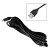 Высококачественный черный USB-кабель для зарядки автомобиля для различных устройств, длина 1148 футов