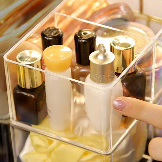 Органайзер для ящиков, многорешетчатый штабелируемый PS, аксессуары для красоты, разделитель лотков для ящиков, офисные принадлежности