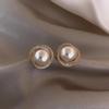 Korean Spiral Pearl Earrings: Elegant & Stylish