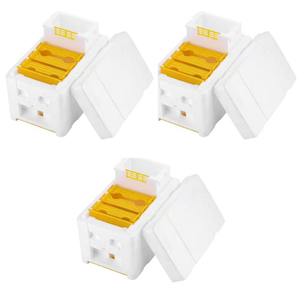 5-1 шт. Пенопластовый улей для пчеловодства, Ящик для пчеловодства, Опылительный ящик для маток, Садовое пчеловодство, Пчеловодный инструмент, Корпус гнезда, Пчеловодные принадлежности для спаривания