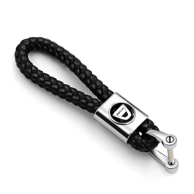 1 шт. Брелок для ключей автомобиля, кольцо для ключей, шнурок для ключей, стайлинг с эмблемой автомобиля для Dacia Duster Logan Sandero Lodgy Dokker Stepway Mcv 2 Solenza Largus