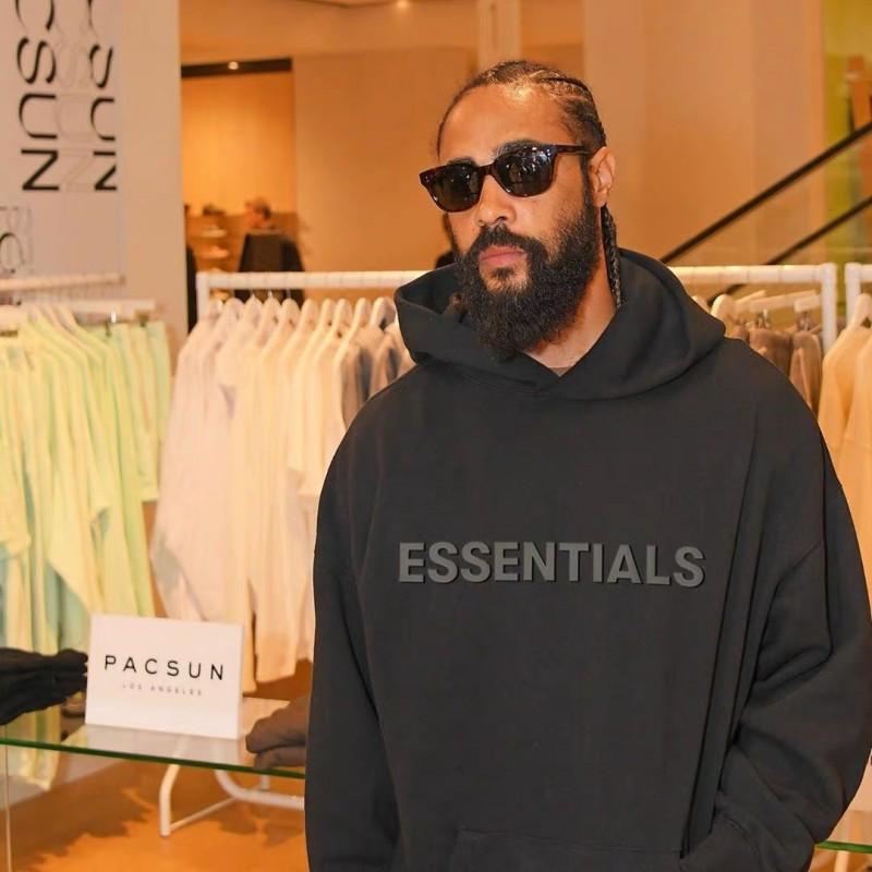 Essentials Hoodie Streetwear Oversized Cotton Pullover Sweatshirt Men Women Casual