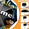 Custom Name Personalized Coraline Print Umbrella, Auto Open Close, 8‑Rib Sturdy Frame, Commute Camping Hiking Use, Birthday Gift