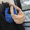 Мини-облачные плиссированные сумки для женщин, повседневная стеганая сумка, сумки с нейлоновой мягкой ручкой, роскошная мягкая пухлая сумка, дизайнерская сумка для подмышек