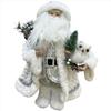 Christmas Claus White Santa Doll Doll Decoration 15802SA [Santa 46cm]