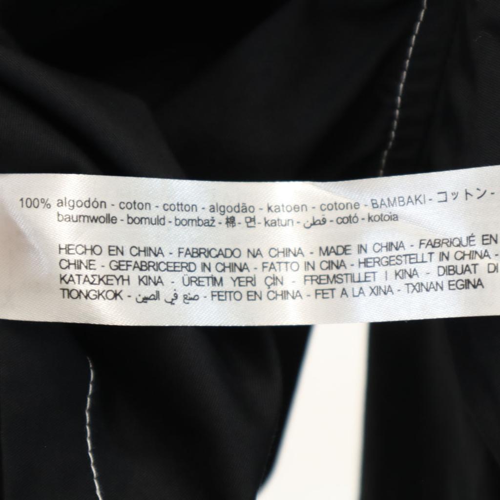 Неиспользованная ZARA Рубашка оверсайз с коротким рукавом XS-S черная Женская Б/У