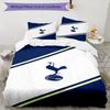 3 шт. Комплект постельного белья Tottenham Hotspur Пододеяльник на молнии Включает 1 пододеяльник и 2 наволочки, Мягкий и удобный для всех сезонов.