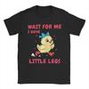 Wait for Me I Have Little Legs Penguin T Shirt Beach  Pure Cotton T Shirts For Unisex Novelty Loose Tshirt Short Sleeves Tees