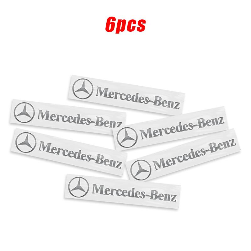GCTO3 3D Metal Emblem Sticker Car Styling Interior Decoration Decals For Mercedes Benz Brabus Maybach W204 GLC CLA GLK W205 W203 W206