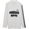 Футболка adidas x U GFX Logo L/S белая унисекс уличная одежда JM3233