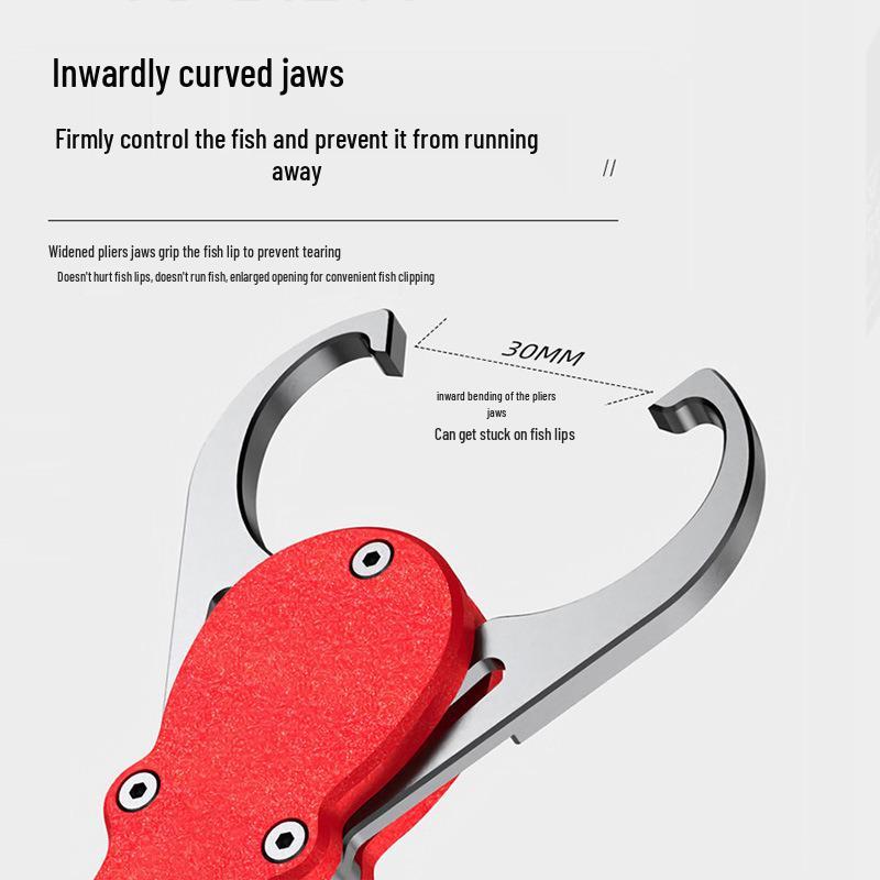 Контроллер для рыбы Takumi из алюминиевого сплава: Коррозионностойкий захват с длинной ручкой и рыболовные плоскогубцы со шкалой