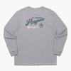MunSingwear Men S eSSenTial Long Sleeve T ShirT Melange Gray  mq121pTl35 