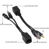 Poe Конвертер Кабель питания Rj-45 Сетевой интерфейс Адаптерный кабель Dc 12V USB Разветвитель питания Кабель для подключения к Интернету для IP-камеры