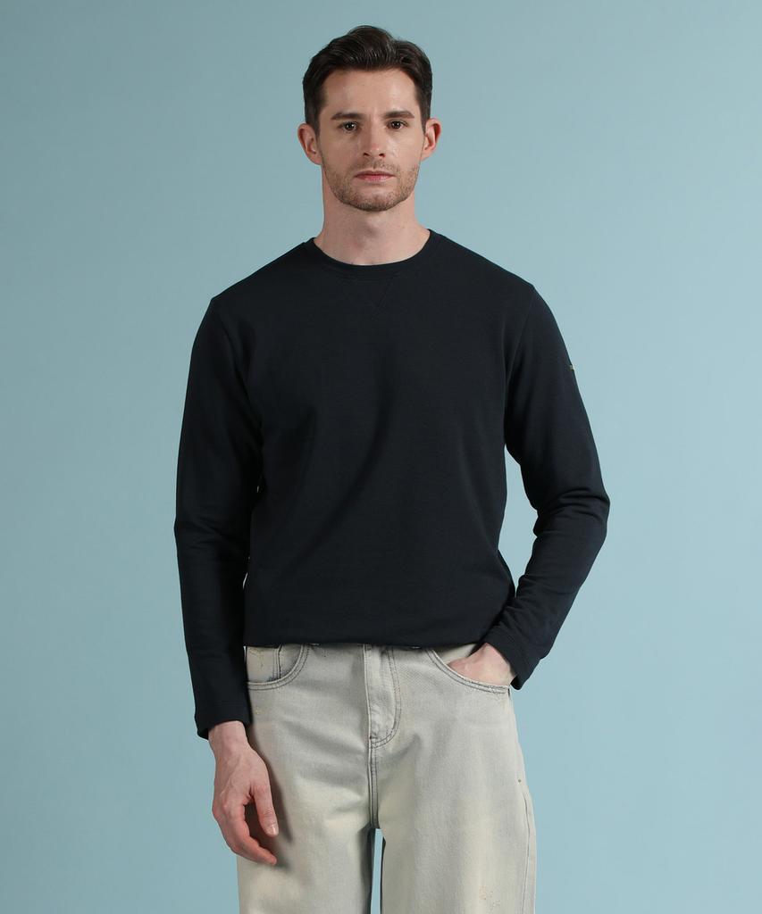 PANICALE Navy Soft Brushed Logo T-Shirt (Type B)