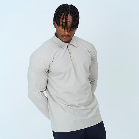 Turtle Neck Functional Long Sleeve Training T-Shirt, 2 Colors, Men