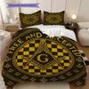 New World Order Illuminati bedding, duvet cover, pillowcase, home decoration, birthday gift (1 * duvet cover+2 * pillowcase, coreless)