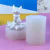 Силиконовые формы Девятихвостые лисы DIY Формы для эпоксидной смолы Форма для настольного украшения Инструмент для изготовления свечей и гипса Легко чистить